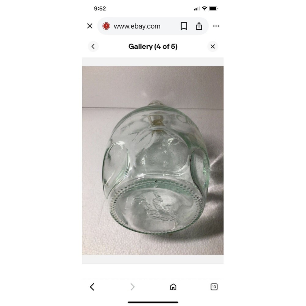 Vintage Jack Daniels Decanter Etched Glass 1.75 L Whiskey Old No 7 1979 - Picture 7 of 7